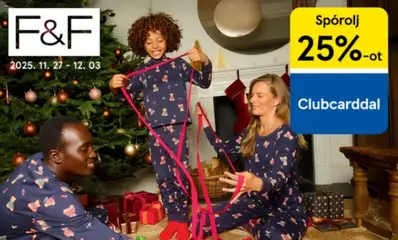 F&F - Akciós újság F&F megtekintése, amely érvényes 2025.11.27.-től