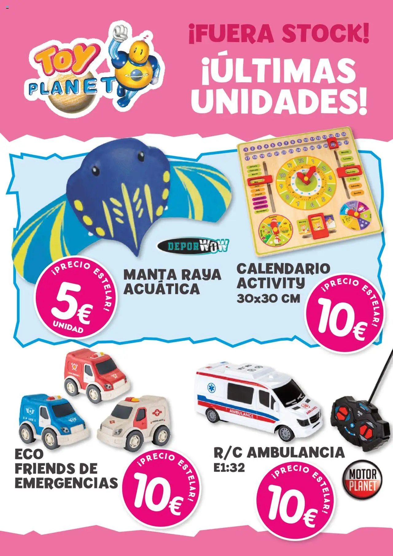 Toy Planet Últimas Unidades > Septiembre 2025 > Ofertas