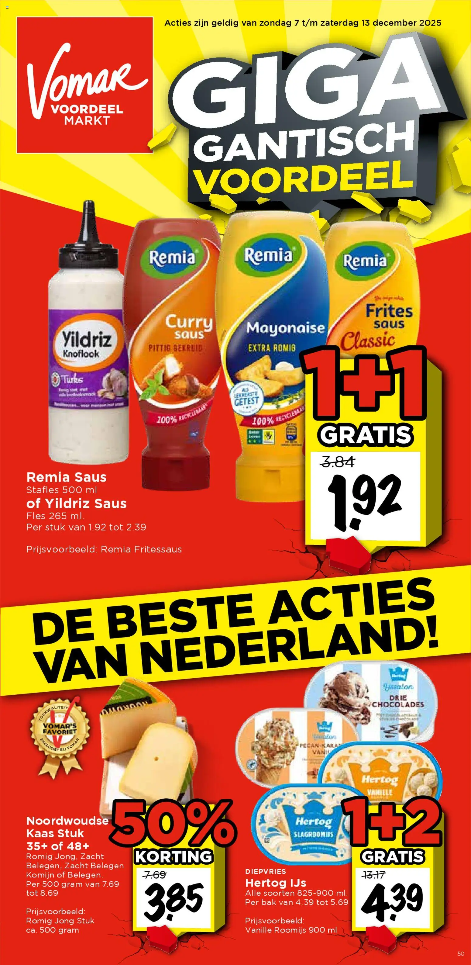 Voorbeeld van Folder van winkel Vomar geldig vanaf 07-12-2025