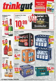 Vorschau von dem Prospekt des Geschäftes Trinkgut, gültig ab dem 13.10.2025