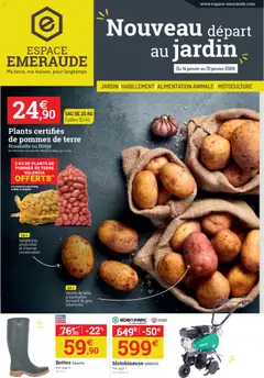 Prévisualisation de Catalogue du magasin Espace Emeraude formulaire valide 14/01/2026