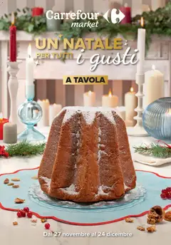 Anteprima dell'opuscolo Volantino Market - Pranzo di Natale - Torino dal negozio Carrefour valido da 27/11/2025