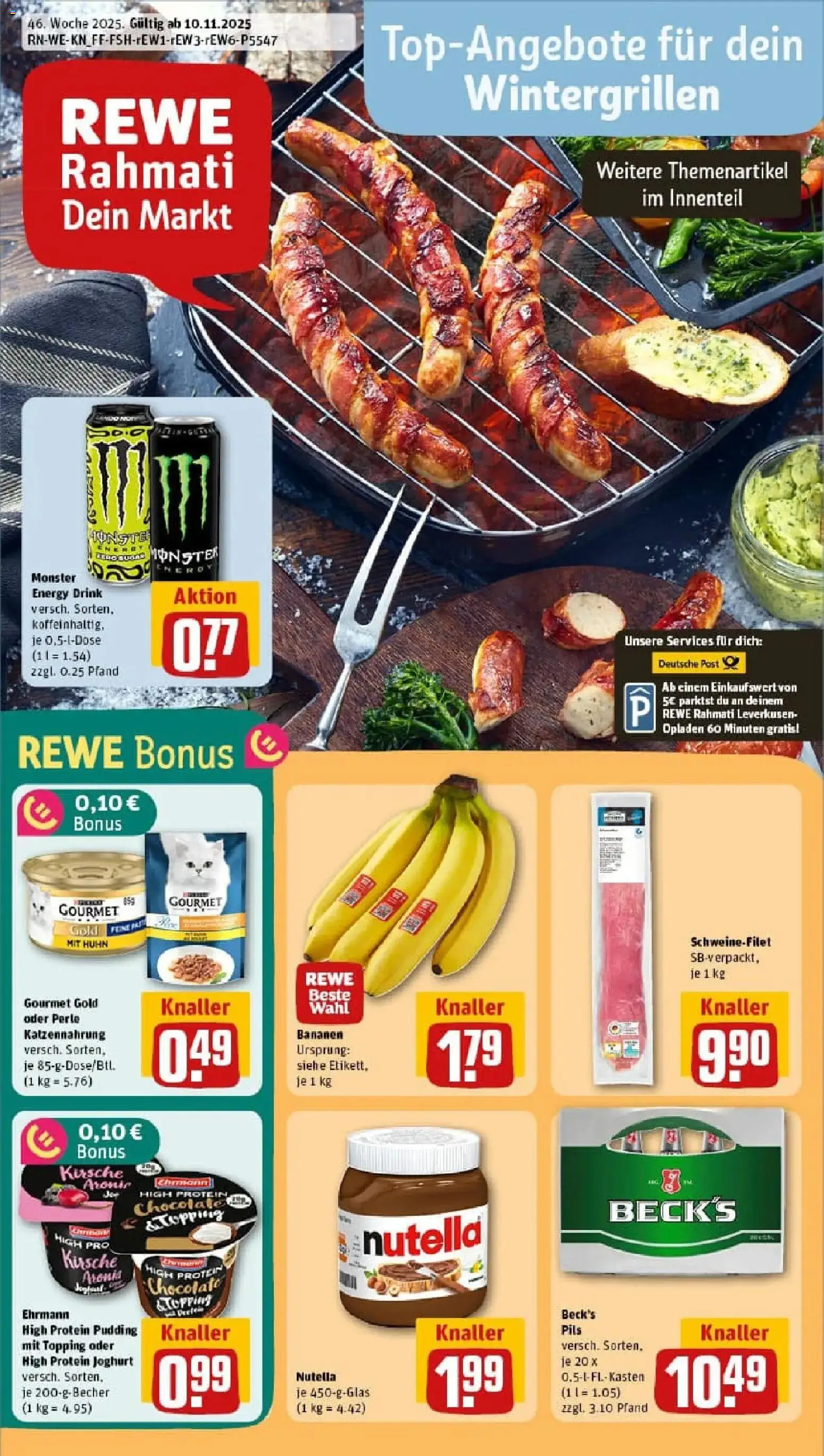 Vorschau von dem Prospekt des Geschäftes Rewe, gültig ab dem 10.11.2025