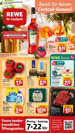 Vorschau von dem Prospekt des Geschäftes Rewe ihr Kaufpark, gültig ab dem 28.07.2025