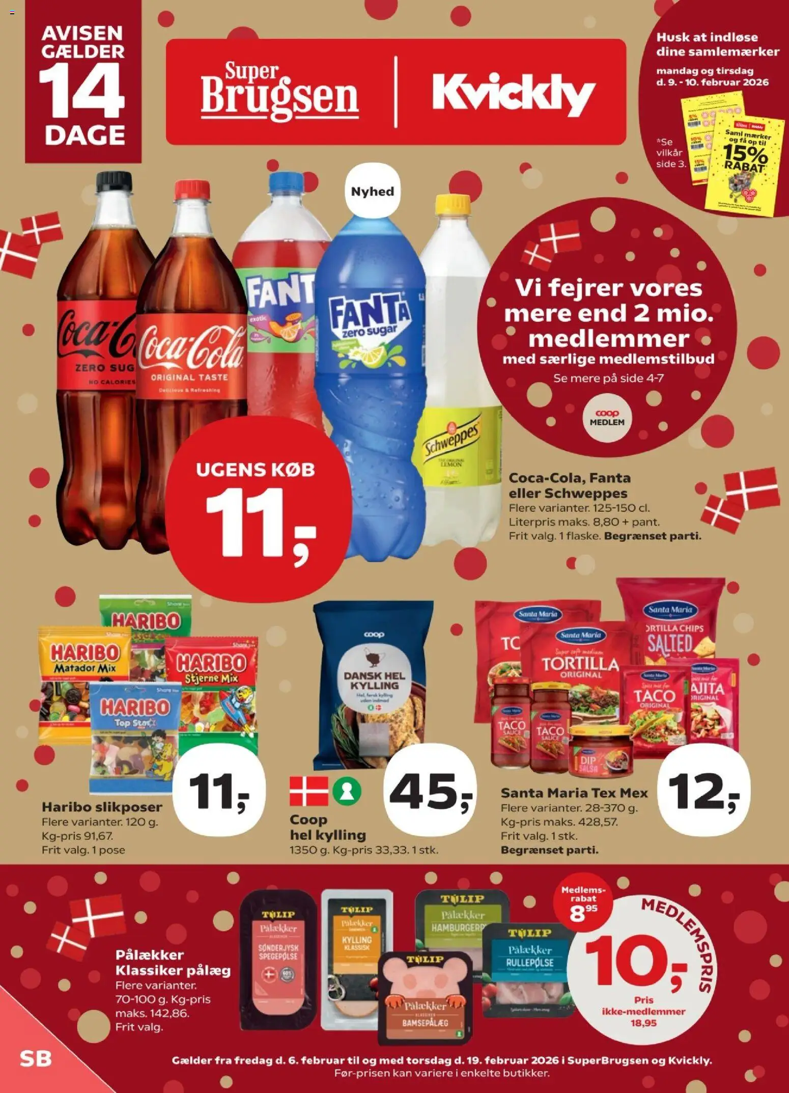 Eksempel på tilbudsavis Tilbudsavis fra butik Super Brugsen gyldig fra 06/02/2026