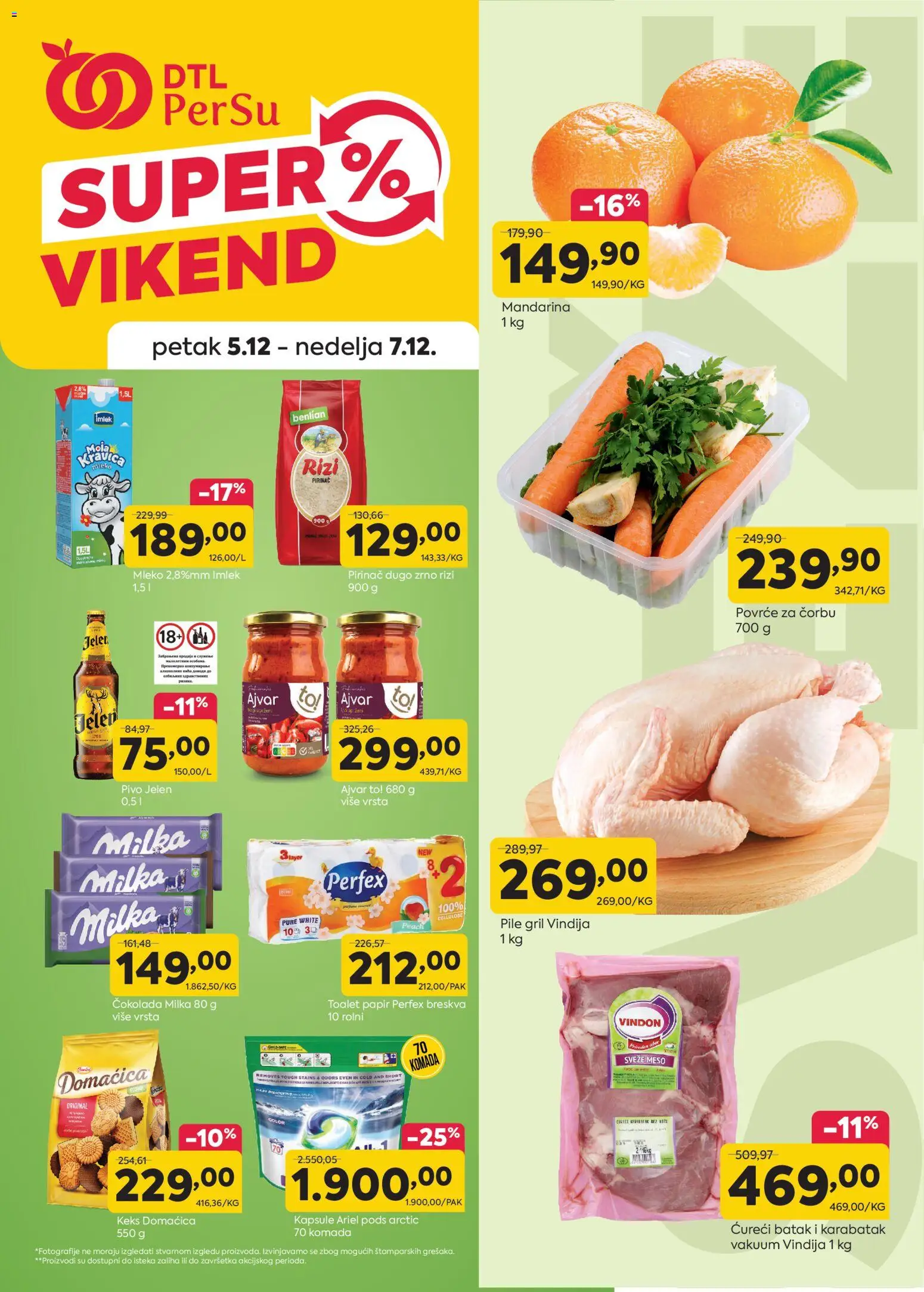 Pregled PerSu kataloga - važi od 05.12.2025