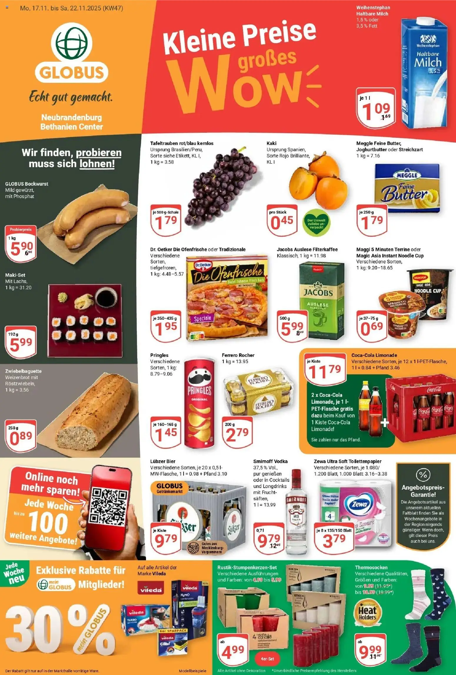Vorschau von dem Prospekt des Geschäftes Globus, gültig ab dem 17.11.2025