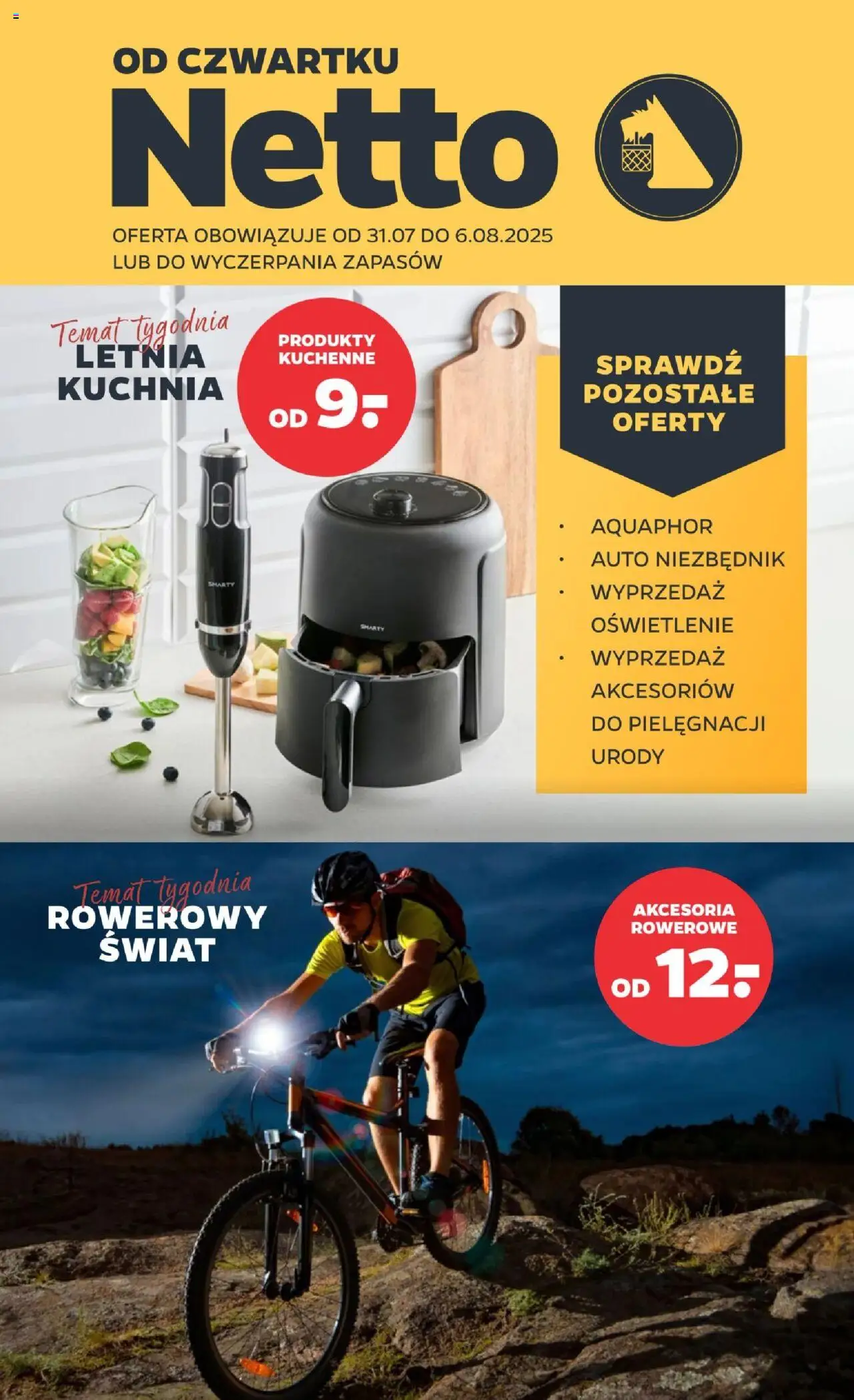 NETTO Gazetka Non Food od 31.07.2025 - Nowa ulotka (PFD) - Numer strony 1