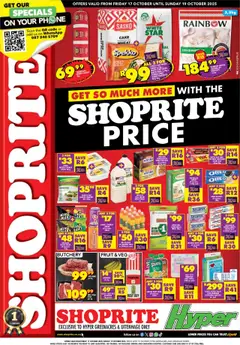 Preview of Shoprite flyer valid from 17/10/2025