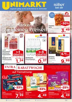 Vorschau der Angebote: Unimarkt Flugblatt gültig ab 24.09.2025