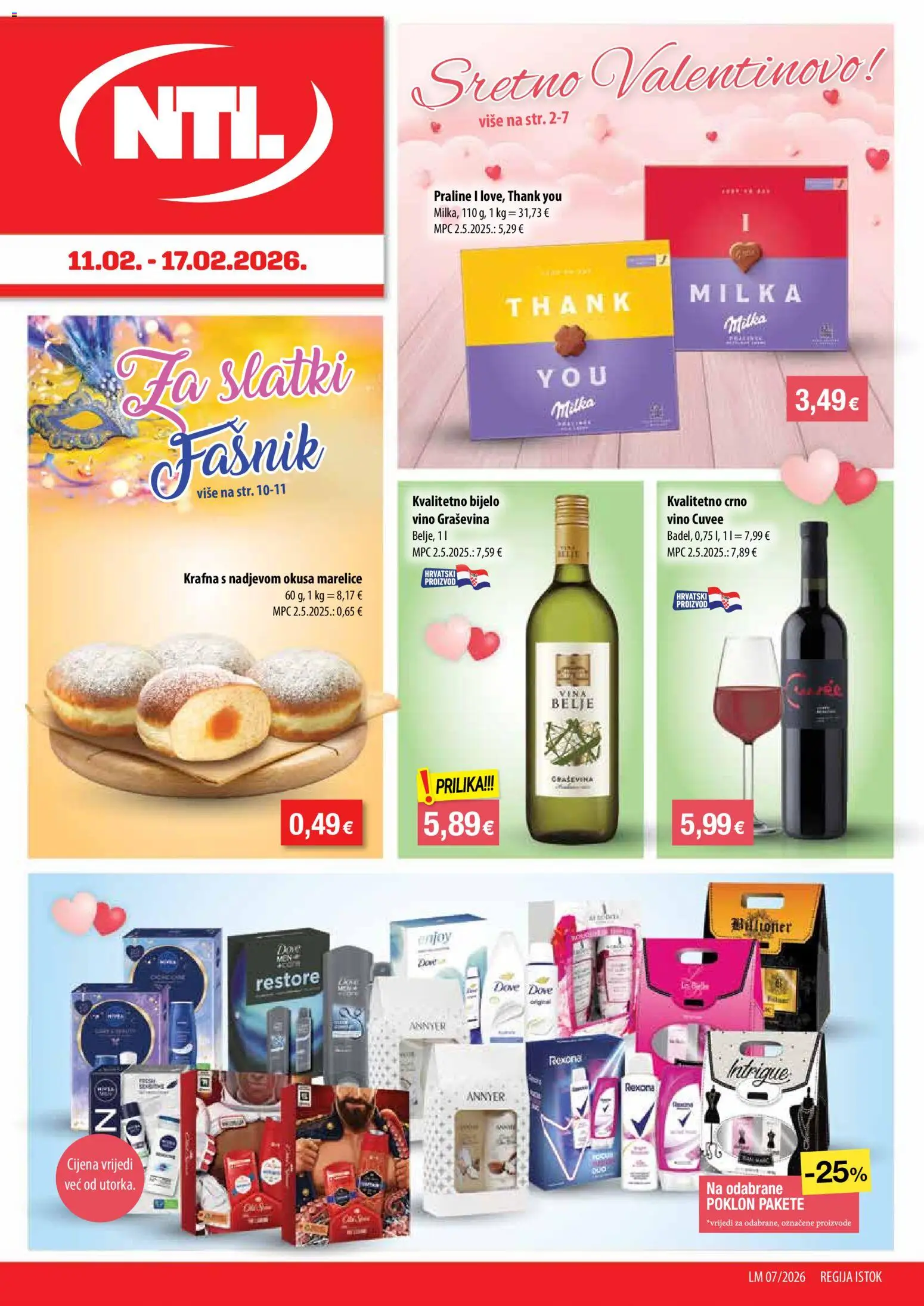Pregled letka Katalog trgovine NTL vrijedi od 11.02.2026
