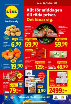 Förhandsgranska reklamblad Aktuella reklamblad Lidl från butik Lidl gäller från 26/01/2026