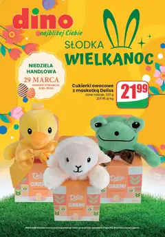 Pogląd gazetki "Dino gazetka - Słodka Wielkanoc" ze sklepu Dino ważnej od 25.03.2026