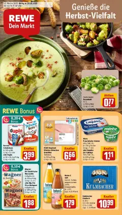 Vorschau von dem Prospekt des Geschäftes Rewe, gültig ab dem 19.10.2025