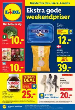 Eksempel på tilbudsavis Lidl - Weekend avis fra butik Lidl gyldig fra 05/03/2026