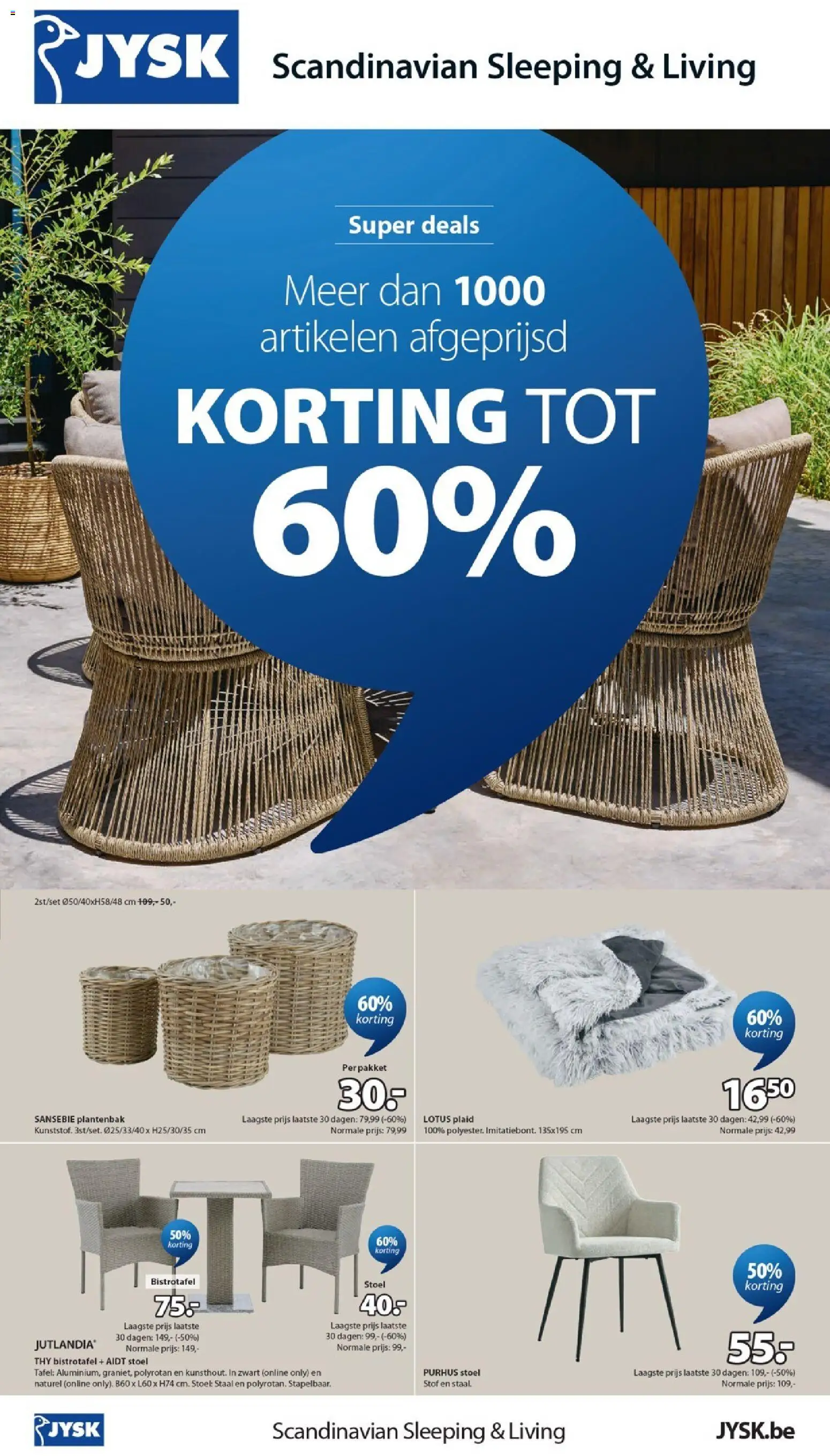 Voorbeeld van JYSK Folder van winkel JYSK geldig vanaf 02/04/2026 - Lotus, Tafel, Stoel