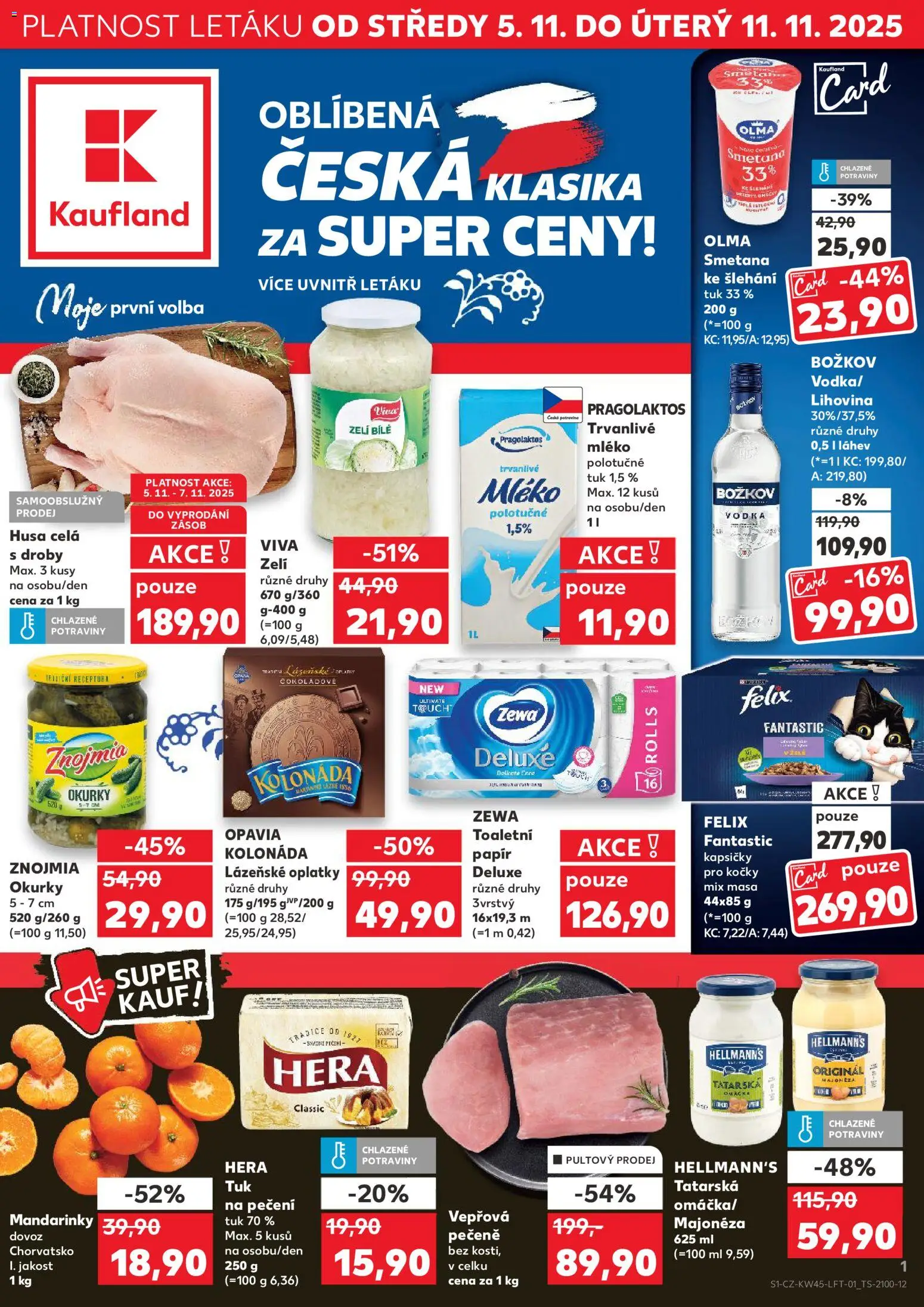 Náhled nabídky: Kaufland Leták - Plzeň Bory platný od 05.11.2025
