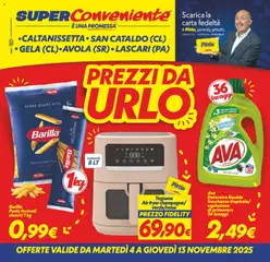 Anteprima dell'opuscolo Volantino Gela/Avola/Lascari/San Cataldo/Caltanisseta dal negozio SuperConveniente valido da 04/11/2025