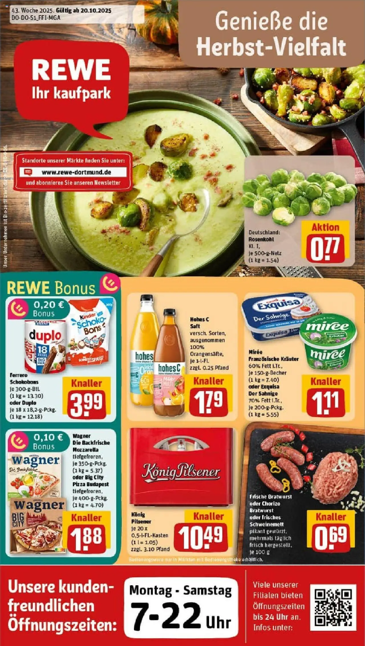 REWE Prospekt ab 19.10.2025 nächste Woche - Prospekt Winterberg	