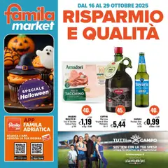 Anteprima dell'opuscolo Volantino Market dal negozio Famila valido da 16/10/2025
