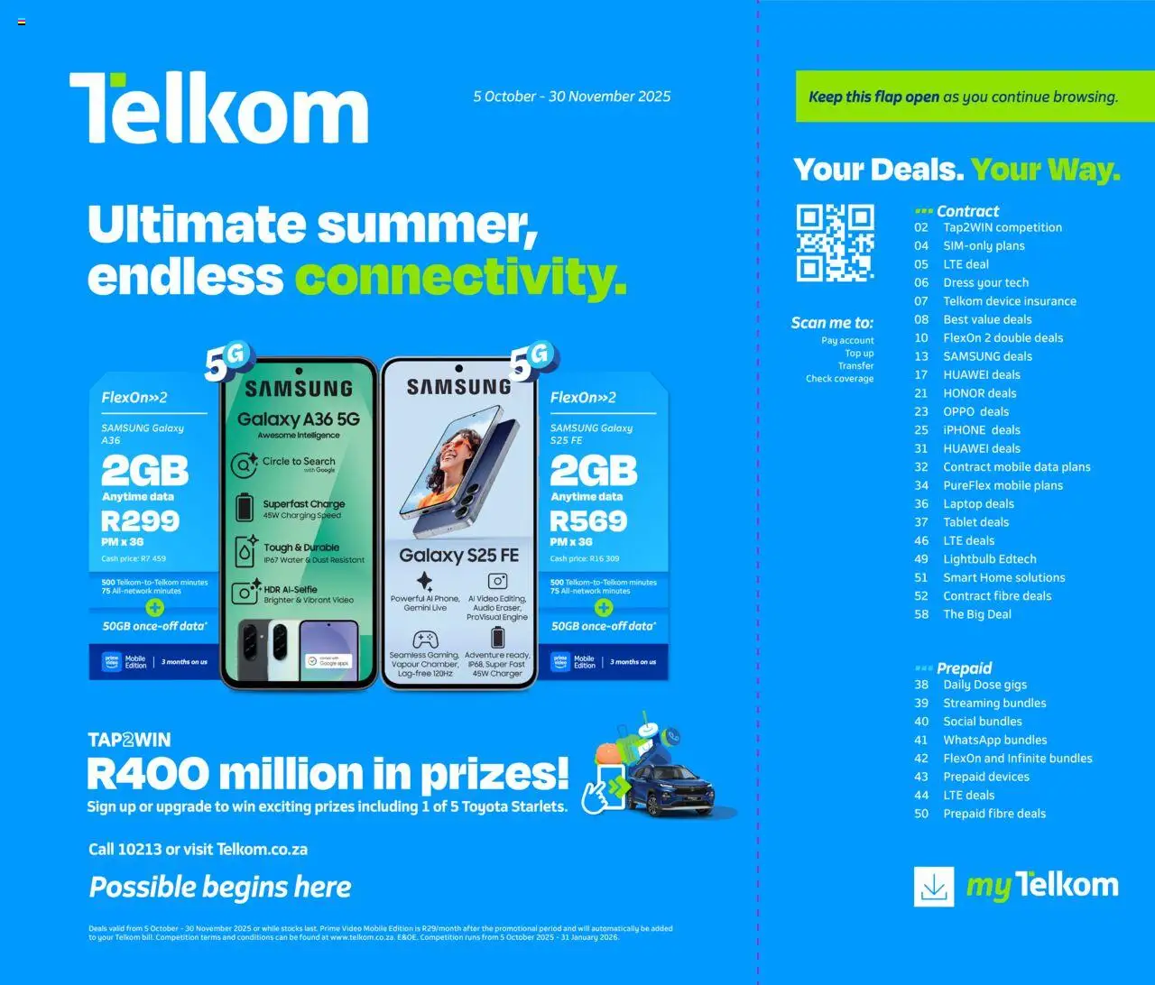 Telkom Deals from 05/10/2025 >> Latest Specials