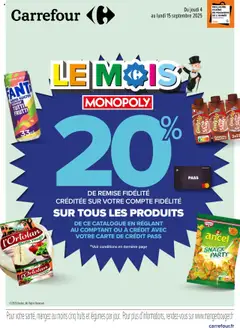 Prévisualisation de Offre exclusive clients pass du magasin Carrefour formulaire valide 04/09/2025
