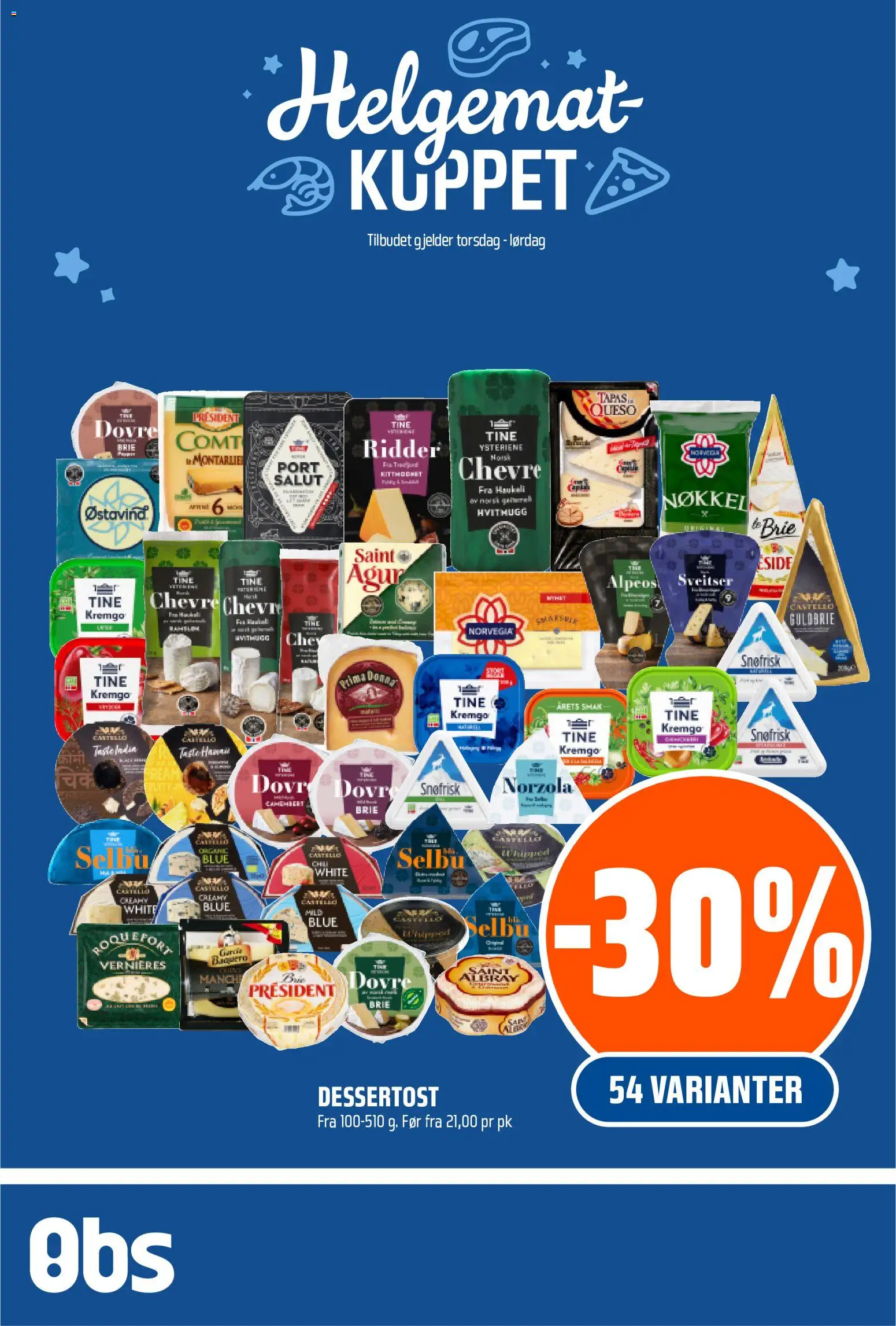 Forhåndsvis Coop Obs Helgemat Kuppet fra butikk Coop Obs gyldig fra 19/03/2026