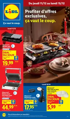 Prévisualisation de Catalogue les bonnes affaires de la semaine du magasin LIDL formulaire valide 11/12/2025