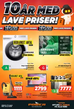 Eksempel på tilbudsavis Lave priser fra butik Power gyldig fra 29/08/2025