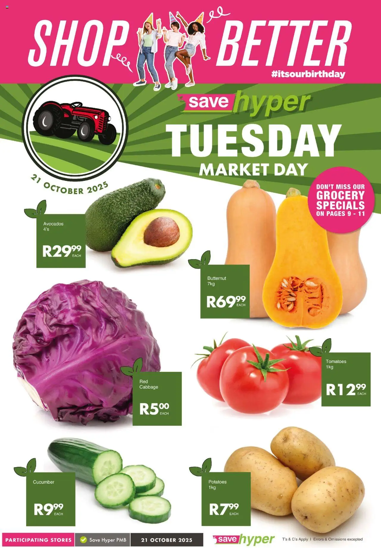 Save Market Day from 21/10 - 21/10/2025 > Promotions