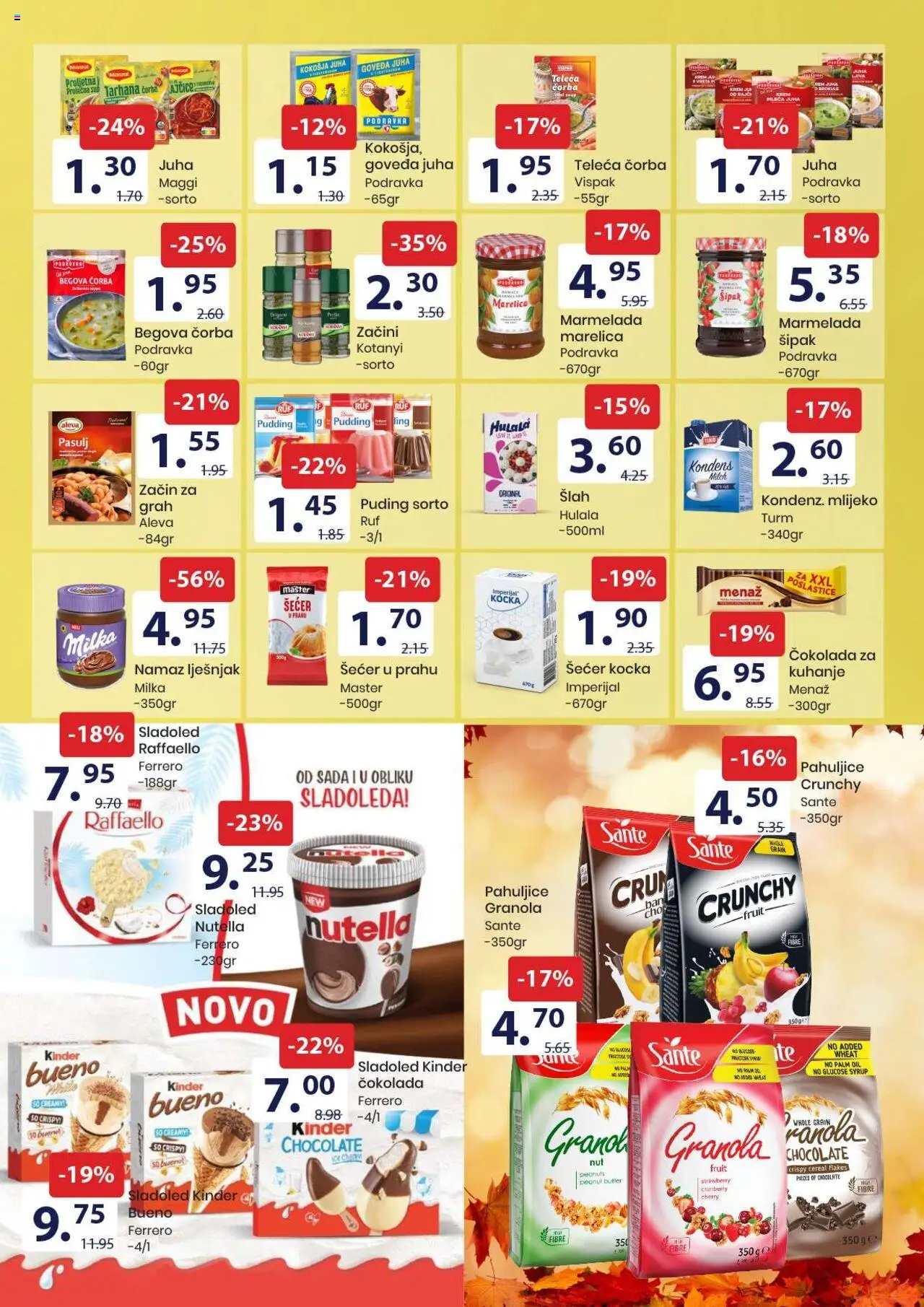 Pregled letka Katalog Prehrana i hemija trgovine FIS vrijedi od 2025.10.10