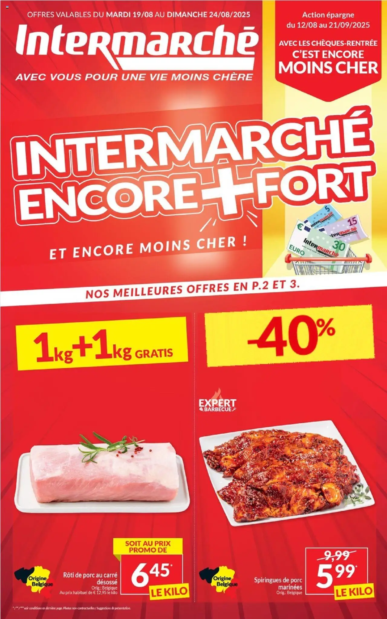 Intermarché shop Folder de la semaine 34 geldig vanaf 19/08/2025 - Paginanummer 1