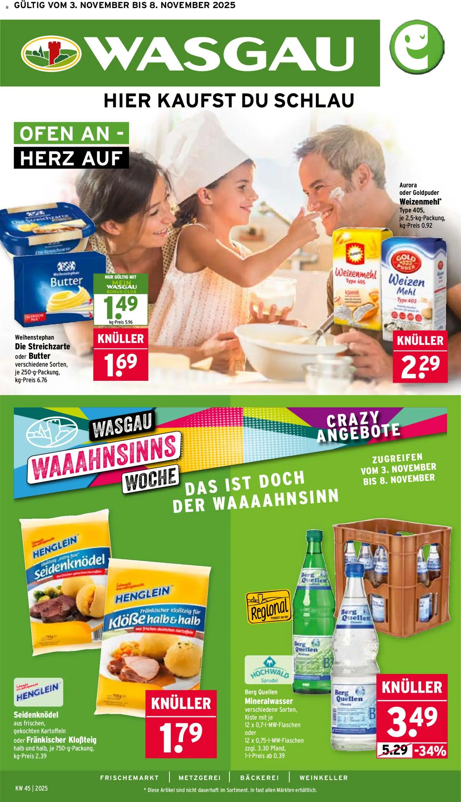 Vorschau von dem Prospekt des Geschäftes Wasgau, gültig ab dem 03.11.2025