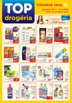 Náhľad TOP Drogéria letáku platného od 28.07.2025