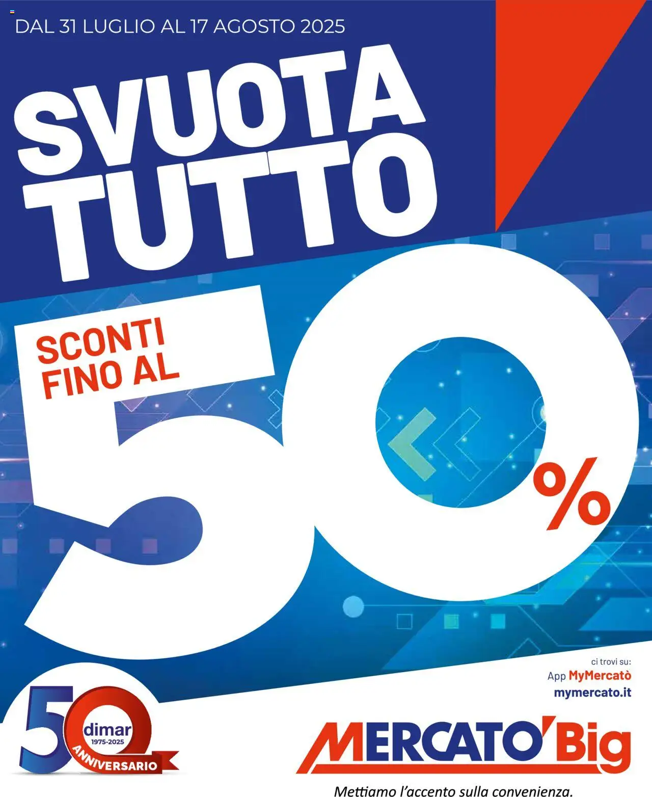 Volantino Mercatò valido da 31/07/2025 numero di pagina 1