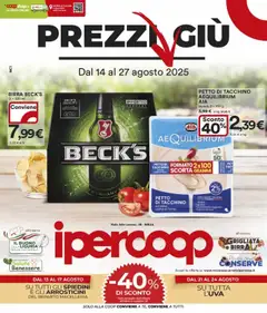 Anteprima dell'opuscolo Volantino Biella dal negozio Ipercoop valido da 14/08/2025