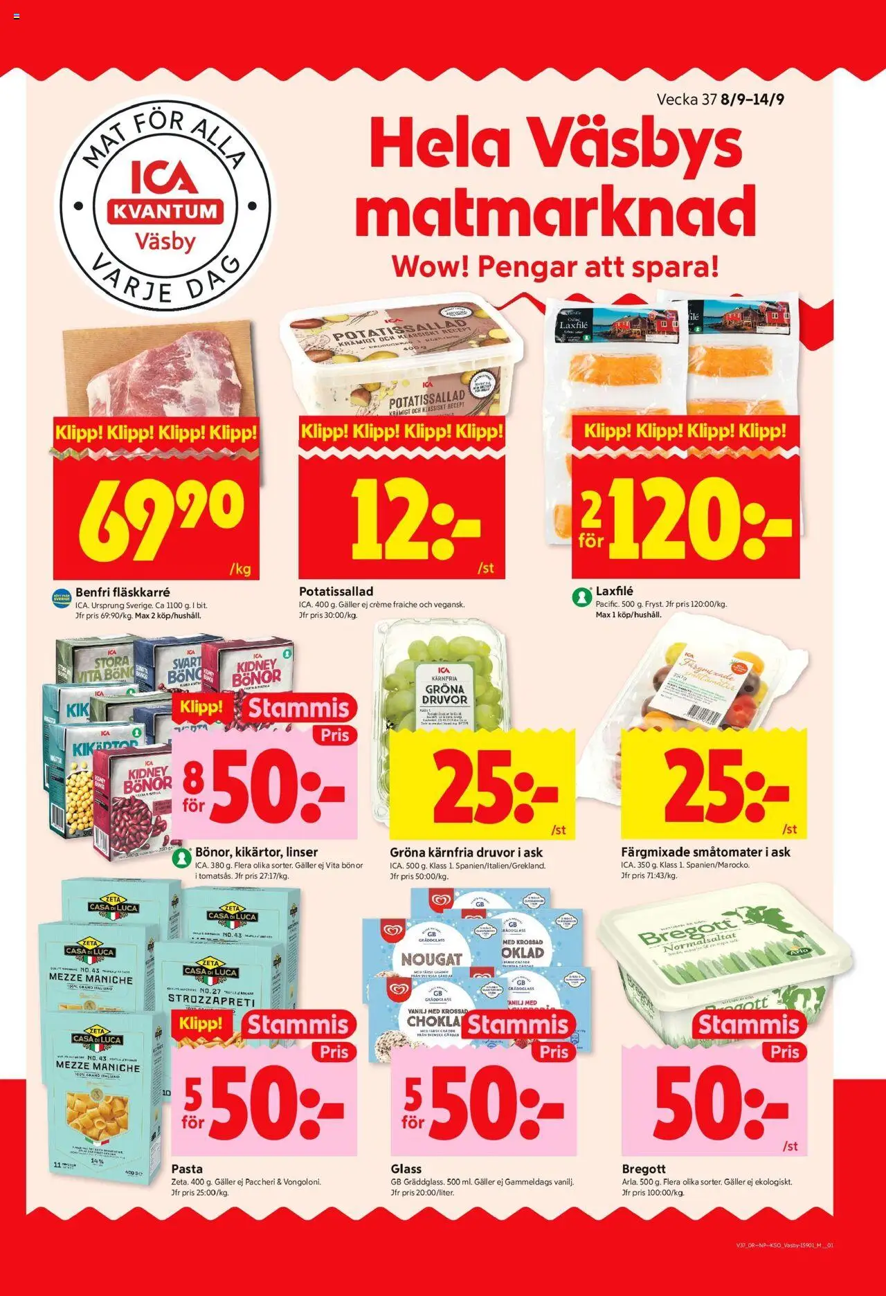 Upplands Väsby är giltig 08/09 2025 > Veckans Erbjudanden gäller från 08/09/2025 till 14/09/2025 sidnummer 1