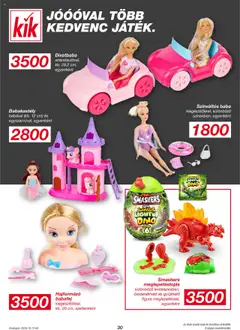 Kik - Akciós újság Kik megtekintése, amely érvényes 2025.10.13.-től | Oldal: 30