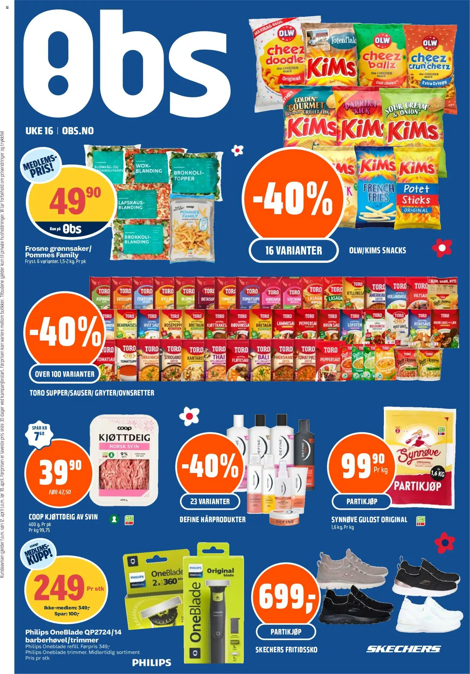 Forhåndsvis Coop Obs kundeavis fra butikk Coop Obs gyldig fra 12/04/2026