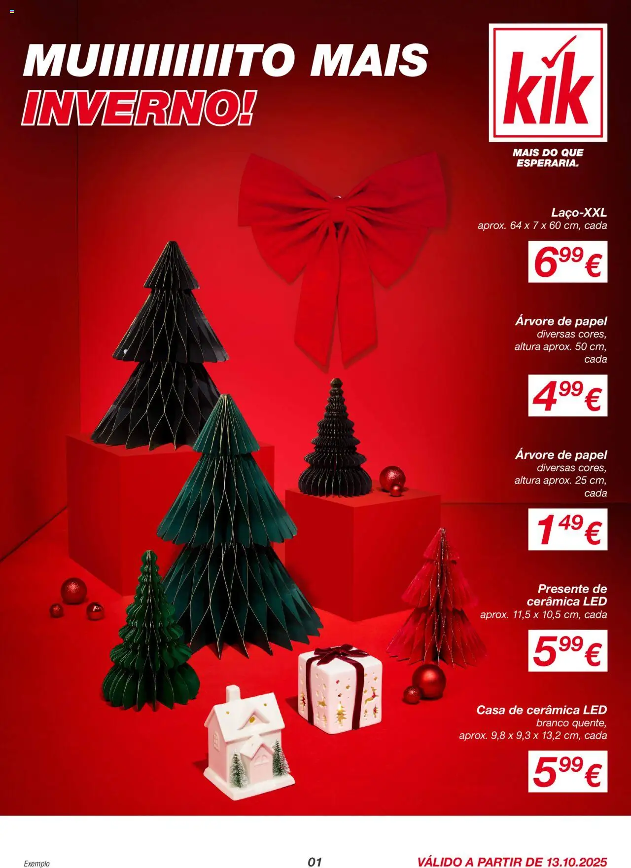 Pré-visualização do folheto da loja KIK válida a partir de 20/10/2025