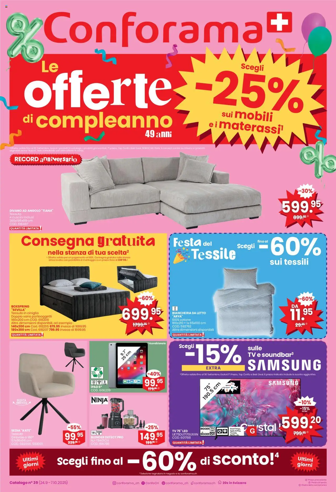 Conforama Aktionen IT ab 24.09.2025 - Seitennummer 1