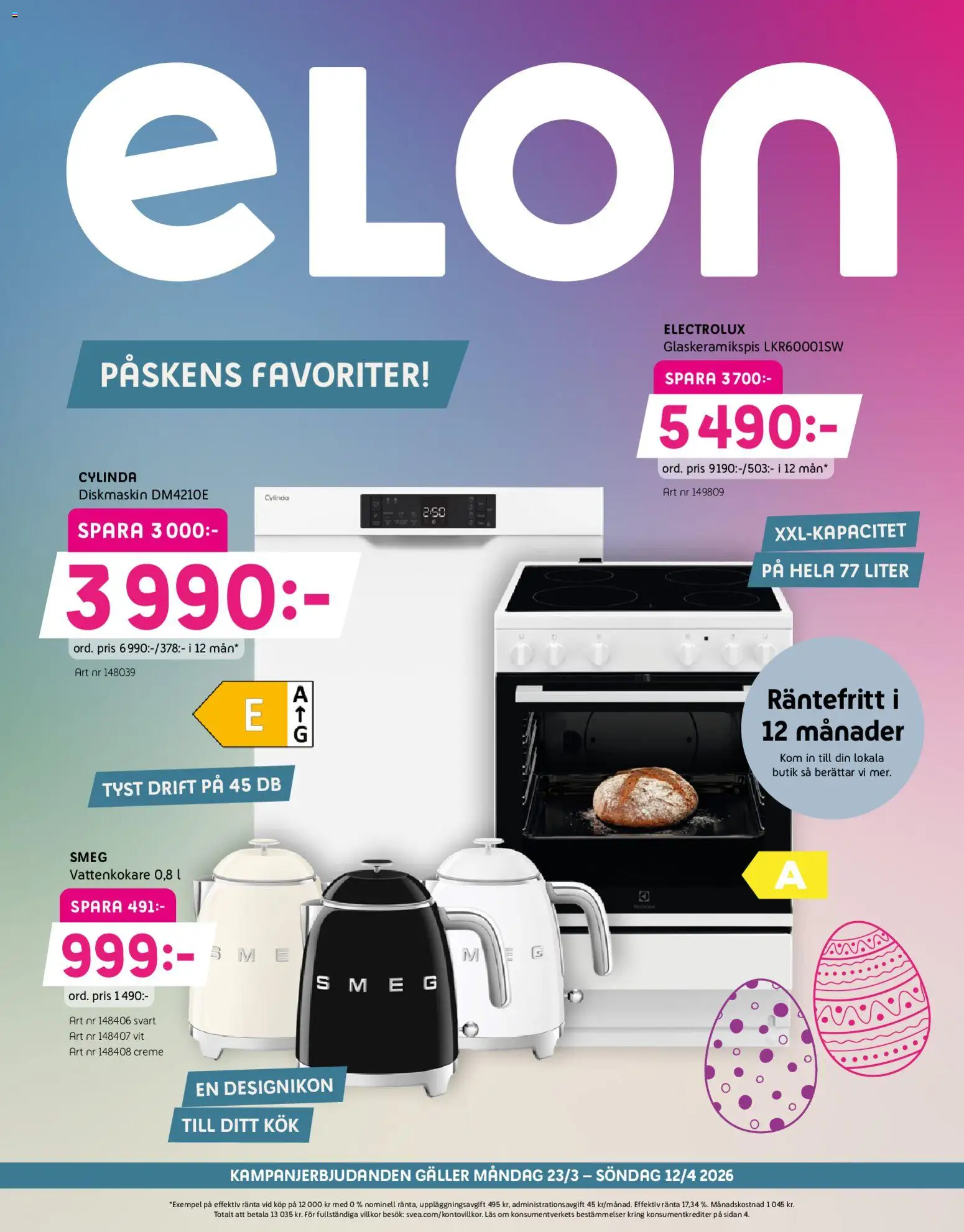 Förhandsgranska reklamblad Elon erbjudanden från butik Elon gäller från 23/03/2026