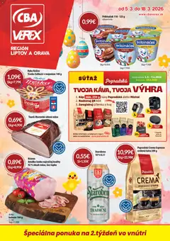 Náhľad CBA Verex letáku platného od 05.03.2026