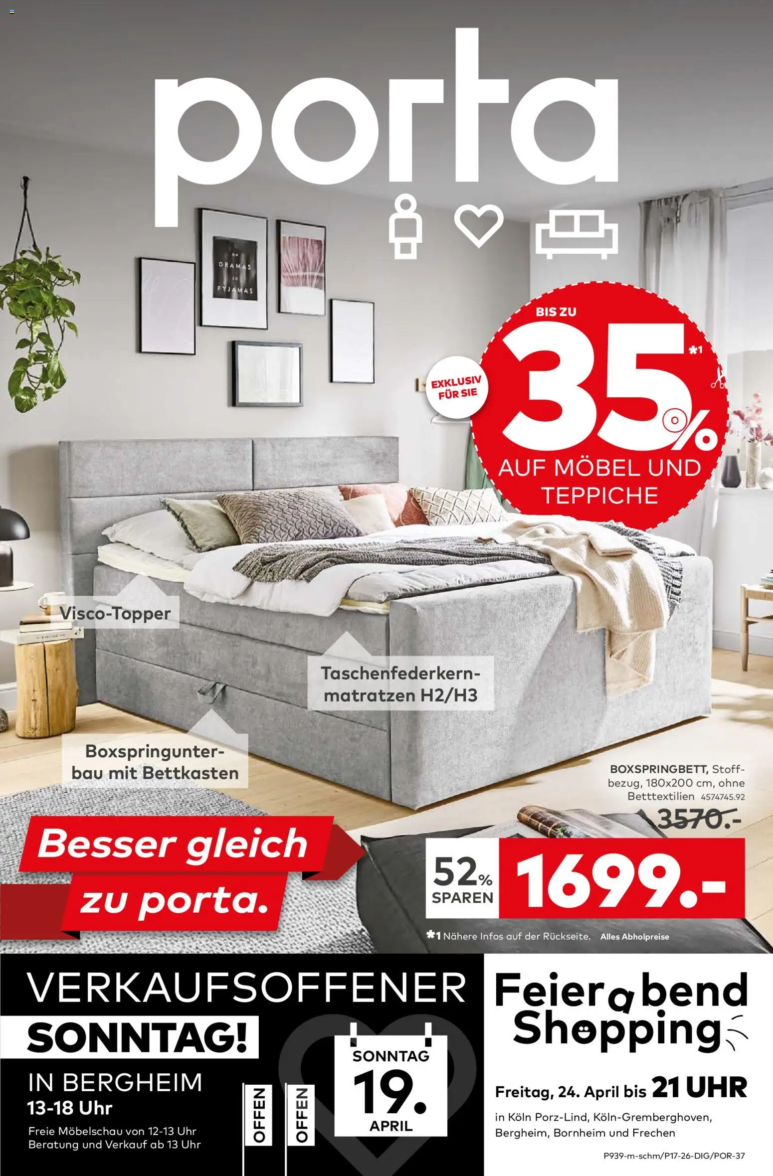 Vorschau von dem Prospekt des Geschäftes Porta!, gültig ab dem 13.04.2026 - Uhr