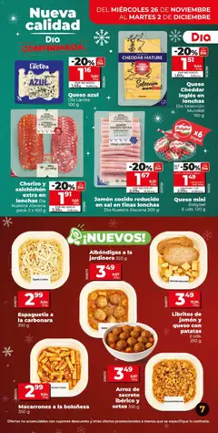 Vista previa del folleto de la tienda Dia válido desde el 26/11/2025 | Página: 7