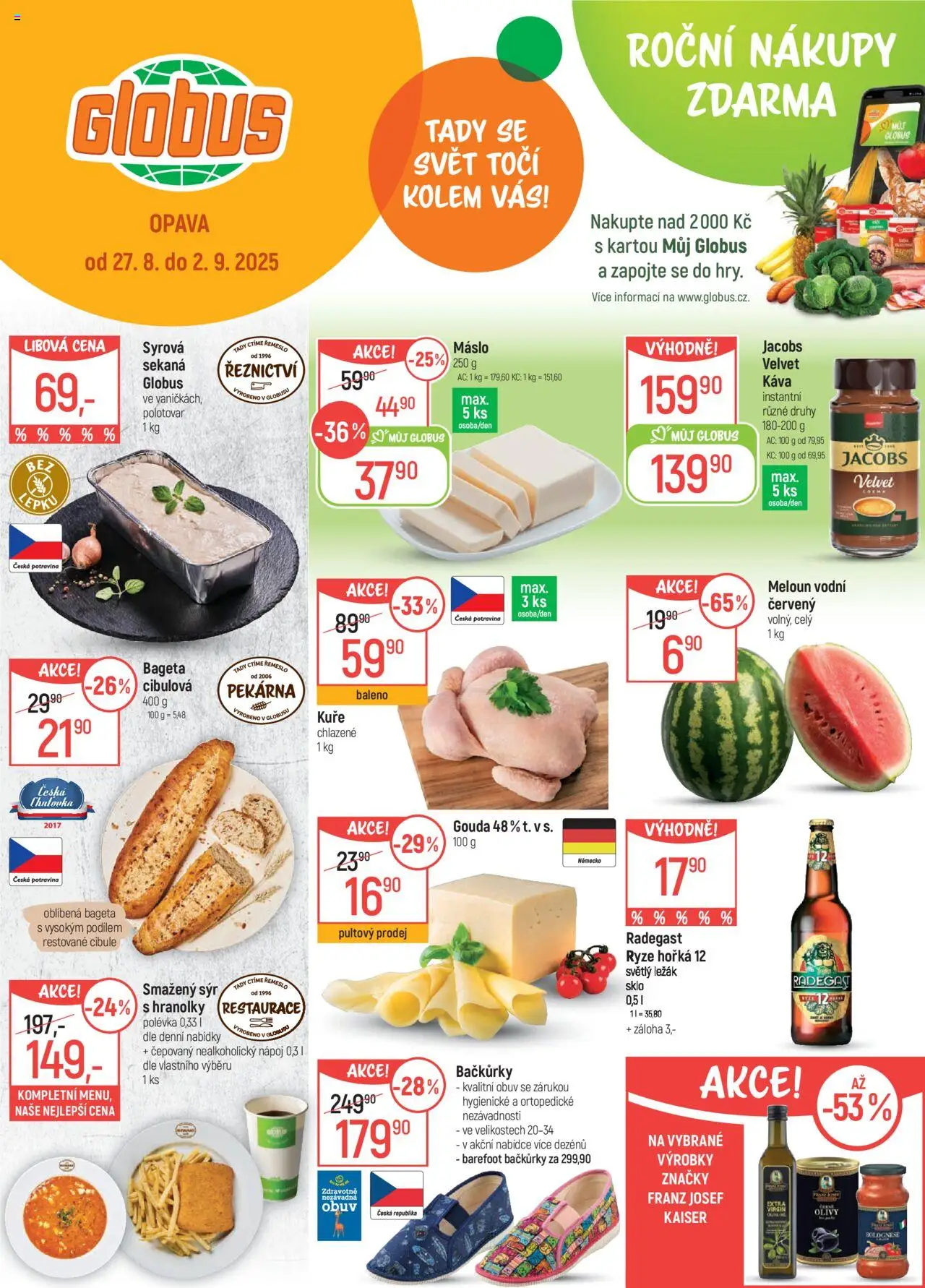  Globus leták od 27.08.2025 >> Akční nabídka "Opava"