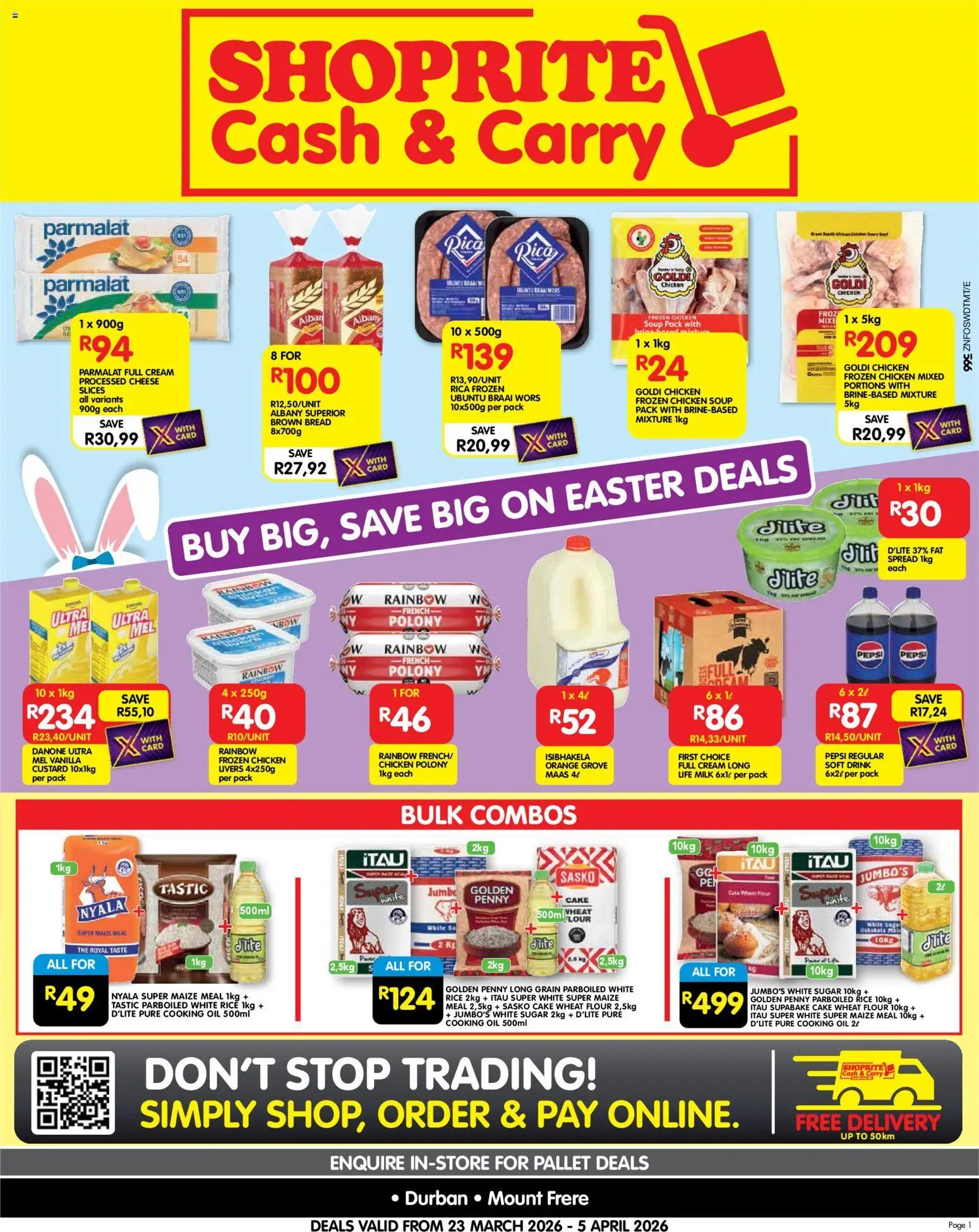 Preview of Shoprite flyer valid from 23/03/2026