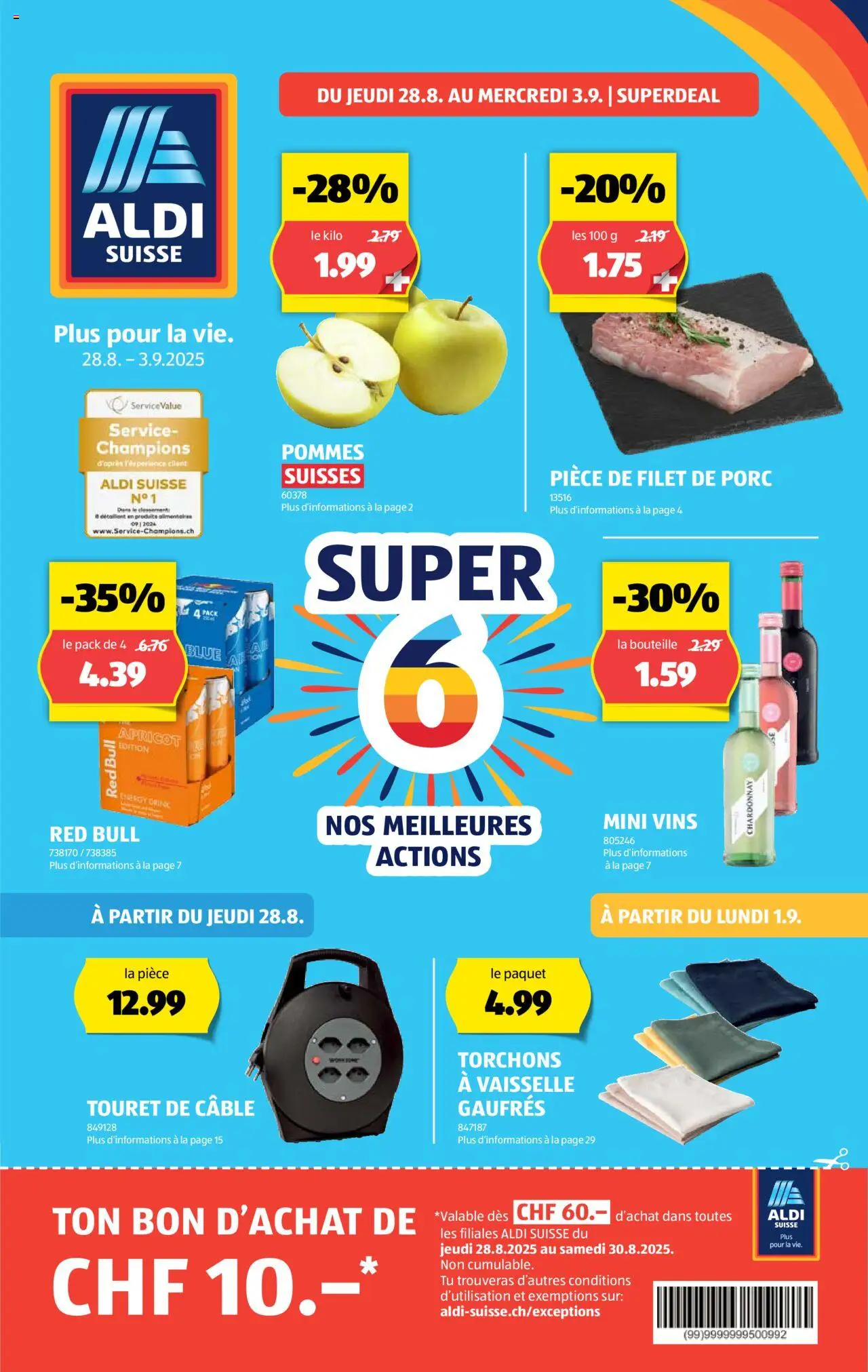 Aldi Prospectus ab 28.08.2025 - Seitennummer 1