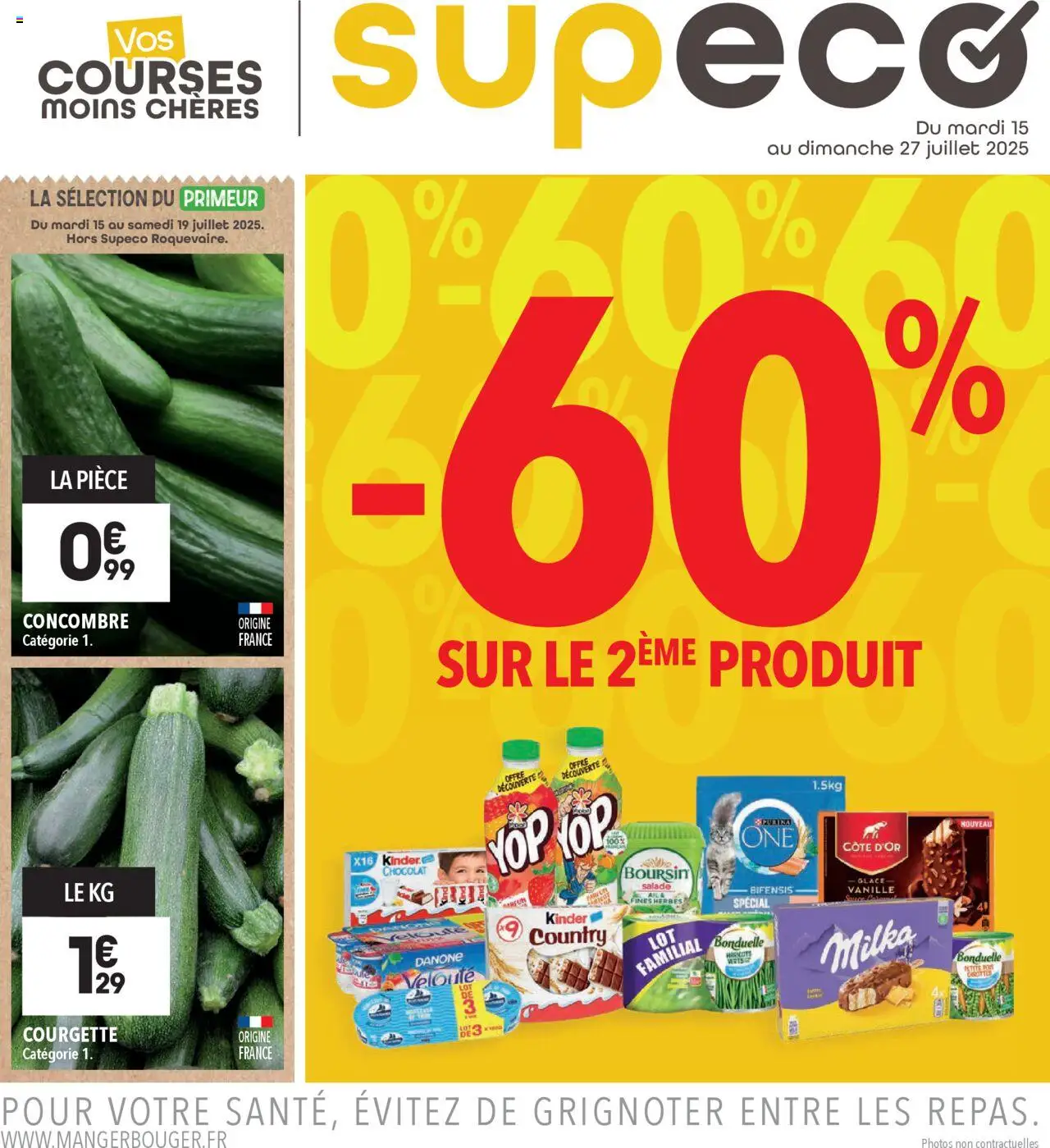Catalogue de la boutique Supeco valable du 15/07/2025 - Page numéro 1