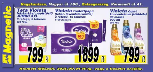 Magnetic - Aktuális óriásplakátok megtekintése, amely érvényes 2025.09.01.-től